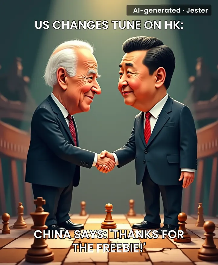 Apparently, democracy is just a trade-off for not getting yelled at by Xi.