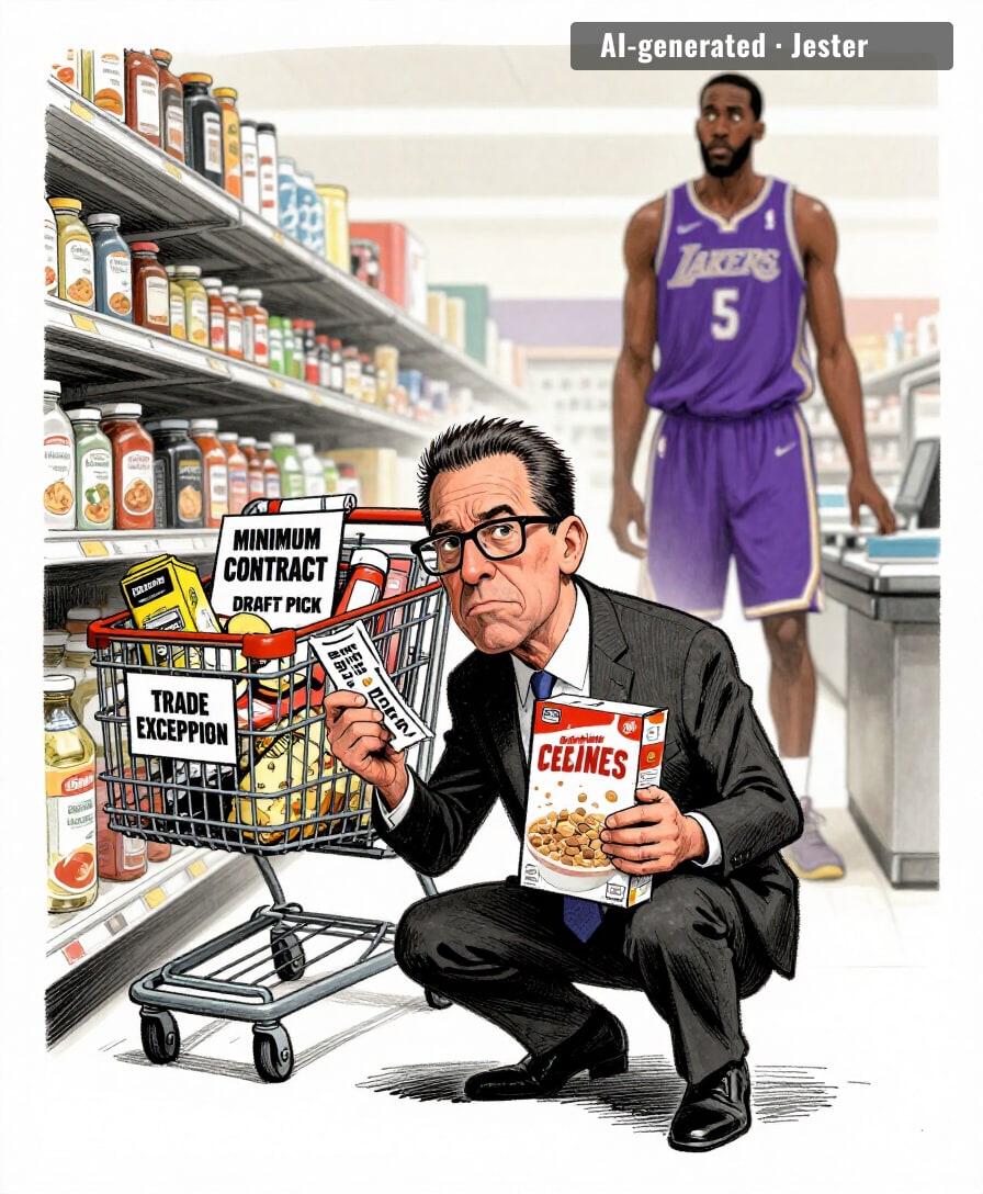 the Lakers are out here doing NBA extreme couponing