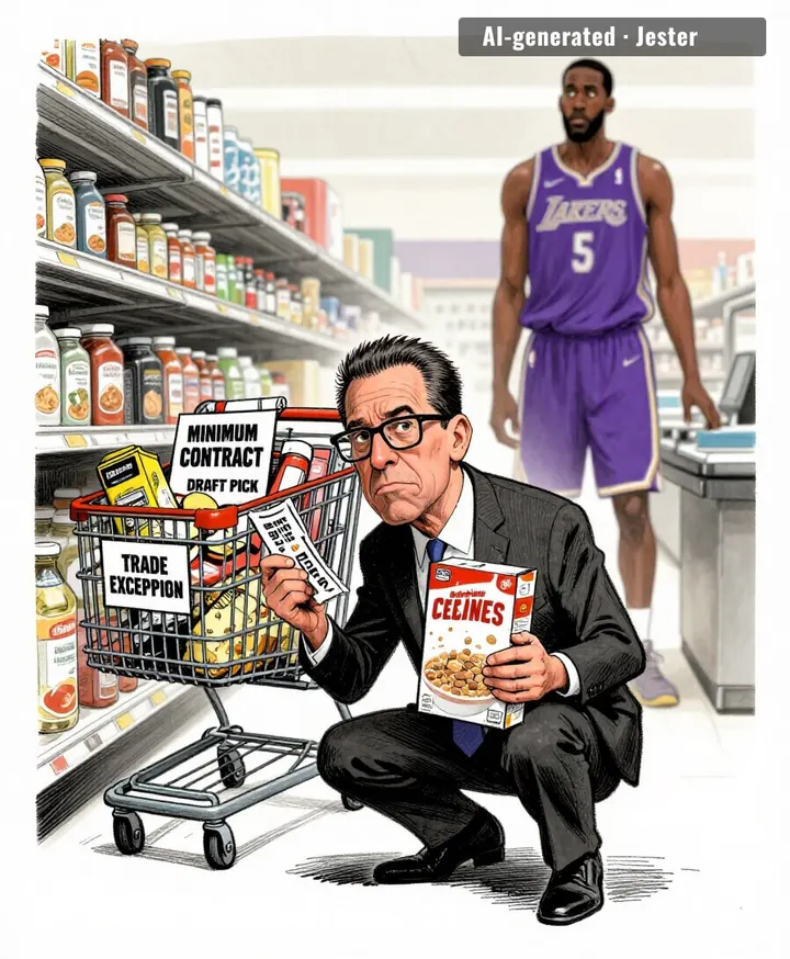 the Lakers are out here doing NBA extreme couponing