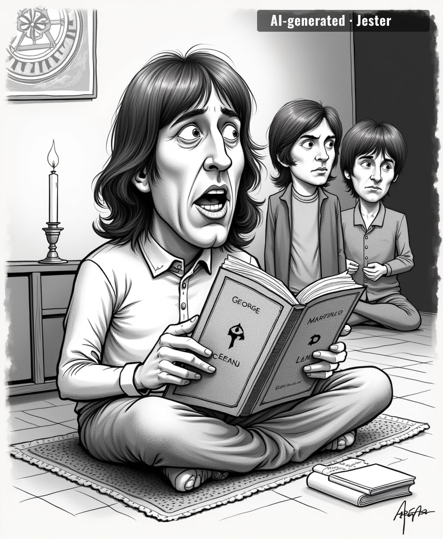 George consulted a 3000-year-old oracle for divine guidance and still got outvoted 2-1 by John and Paul.