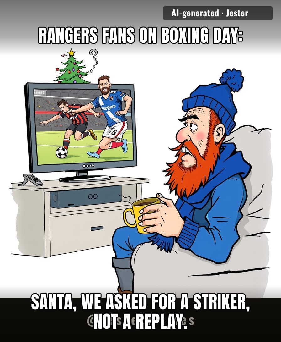Rangers treating a 1-0 lead like a fragile snow globe is the most festive thing about Boxing Day.