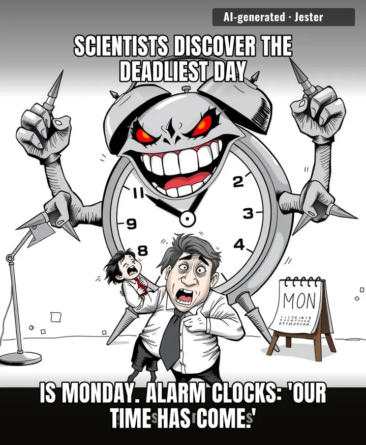 Finally, science confirms what every office worker knew: the most dangerous thing in the world is a 9 AM meeting.