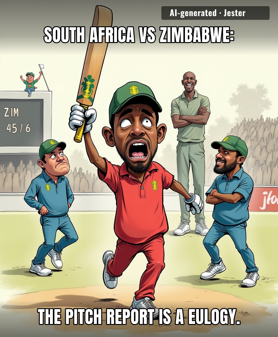 Zimbabwe's batting order should just start with a white flag in hand to save time.