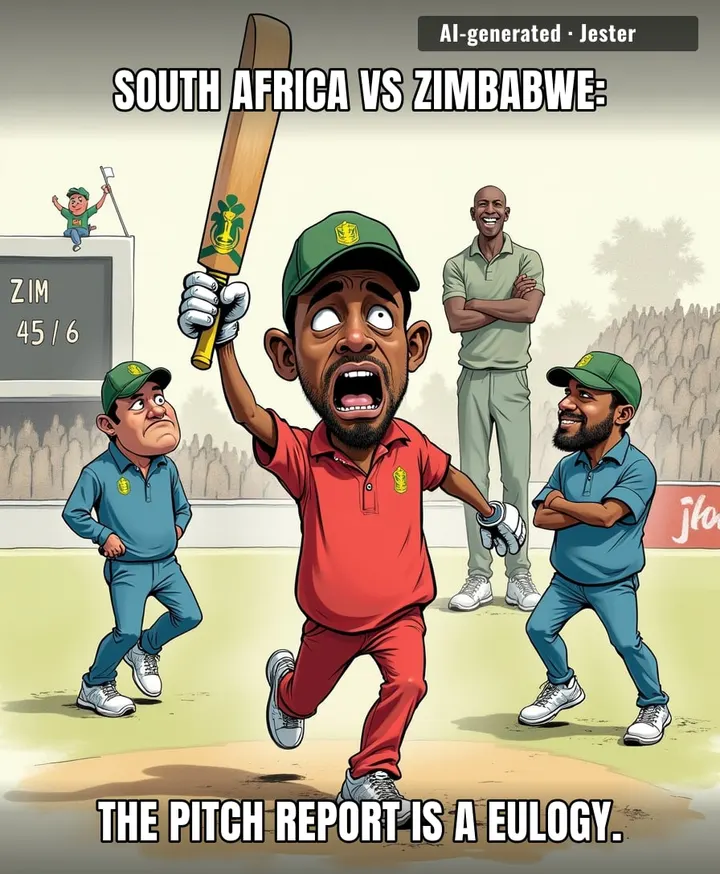 Zimbabwe's batting order should just start with a white flag in hand to save time.