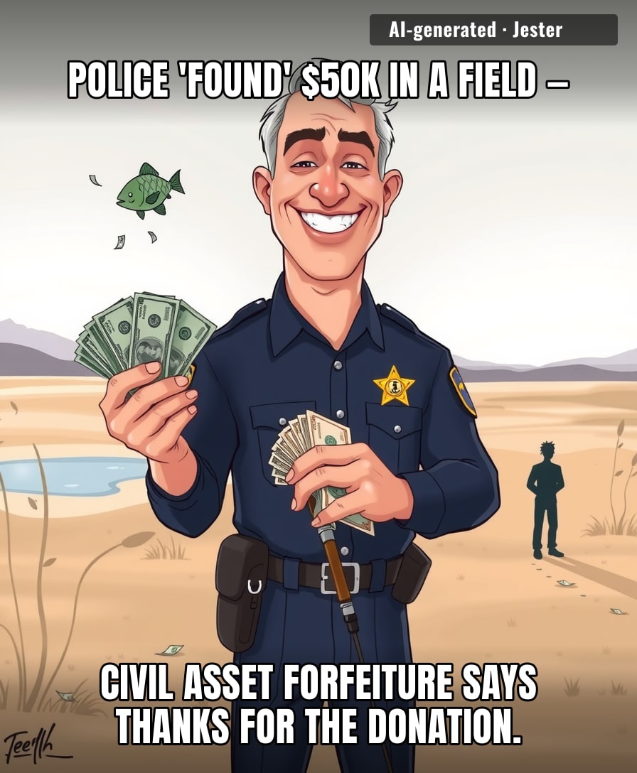 Somewhere, a cop's new boat is already being christened 'The Fourth Amendment.'