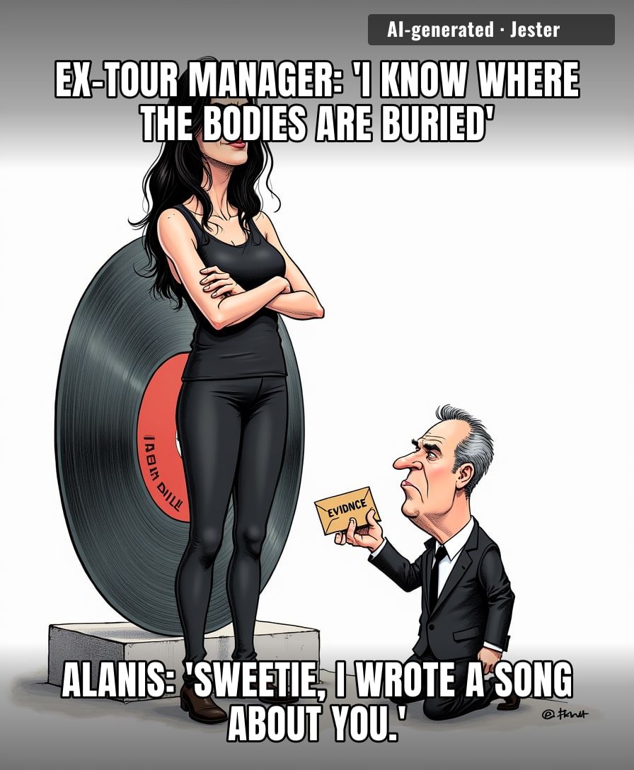 Dude tried to blackmail the woman who turned every breakup into a Grammy — good luck finding a lawyer who doesn't know the chorus.