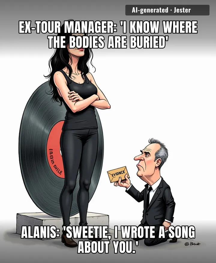 Dude tried to blackmail the woman who turned every breakup into a Grammy — good luck finding a lawyer who doesn't know the chorus.