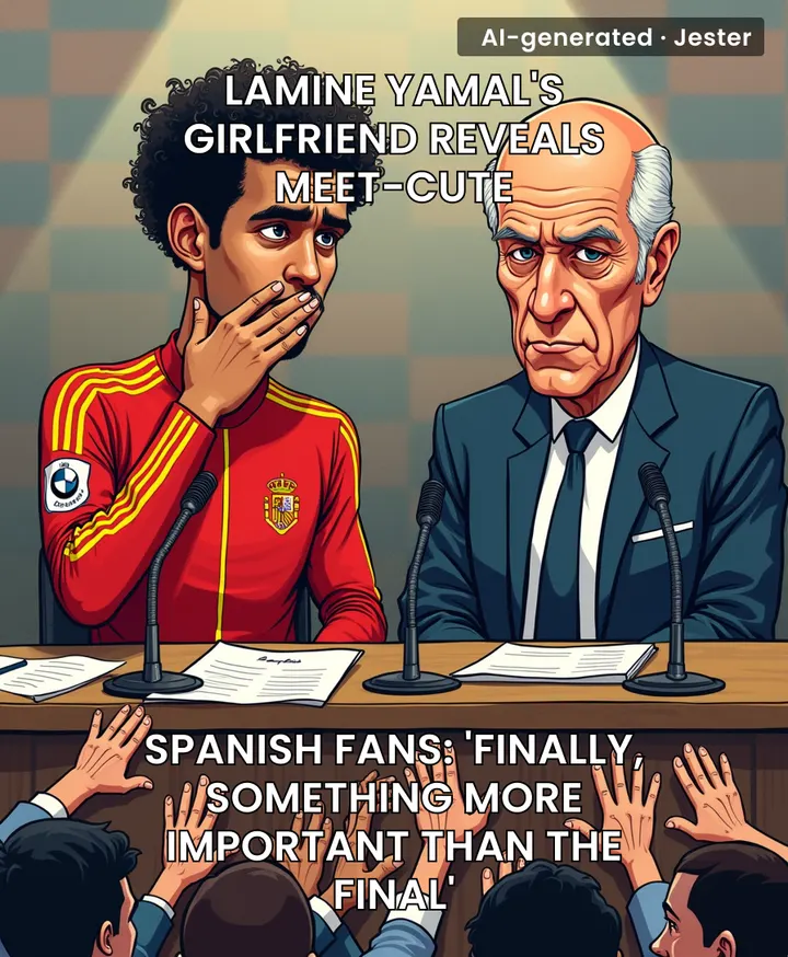 The only thing more viral than Lamine Yamal's World Cup final performance is his girlfriend's origin story.