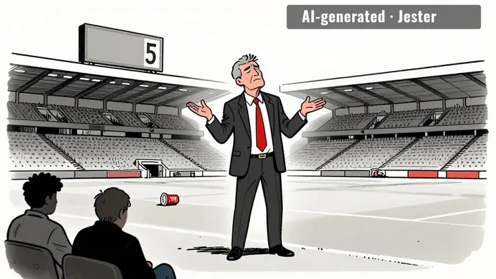 the fans wanted a statue. he built one, out of excuses.