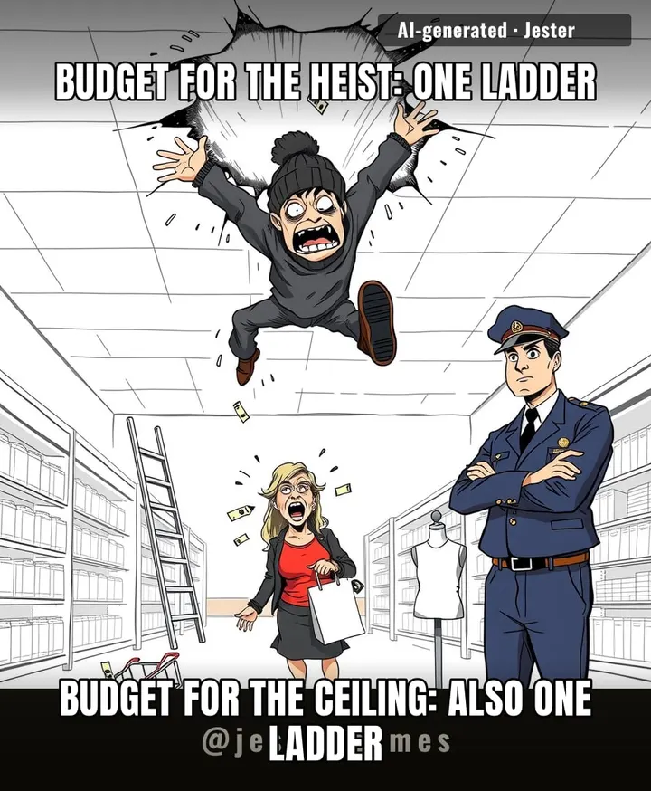 even the ceiling couldn't handle the pressure of a sale.