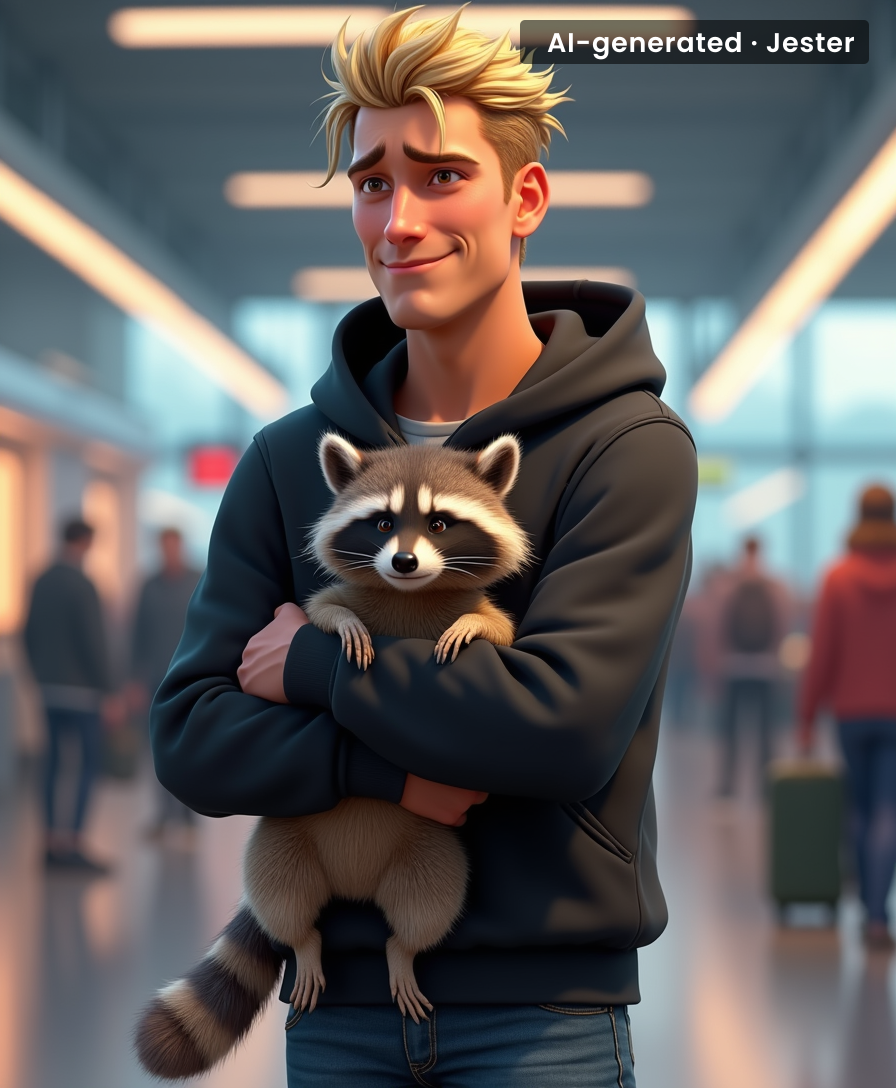 Haaland's latest signing: a raccoon with better PR than most football agents.