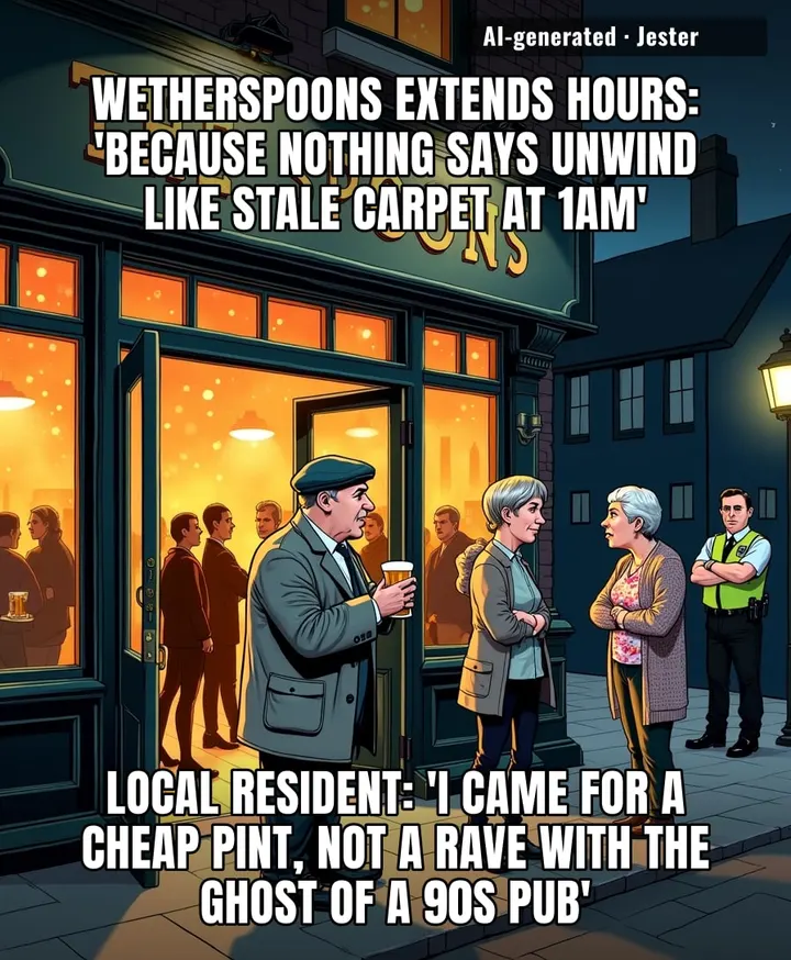 Nothing says 'we care about the community' like letting the locals drink until the pigeons start their morning shift.