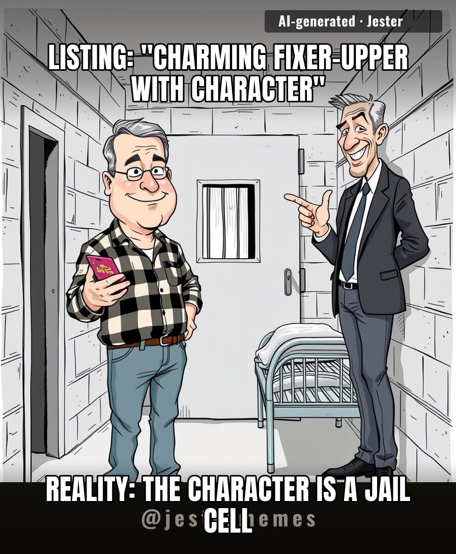 Finally, a home where the open floor plan comes with actual bars.
