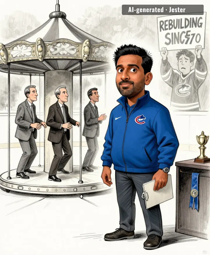 the Canucks have cycled through 12 coaches since 2013 — at this point they're not hiring, they're auditioning for a sequel.