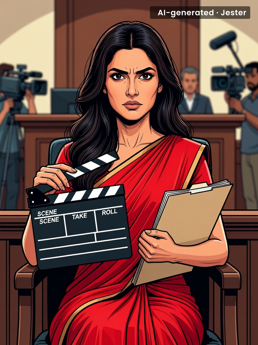 She's essentially pitching a sequel to her own real-life courtroom saga.