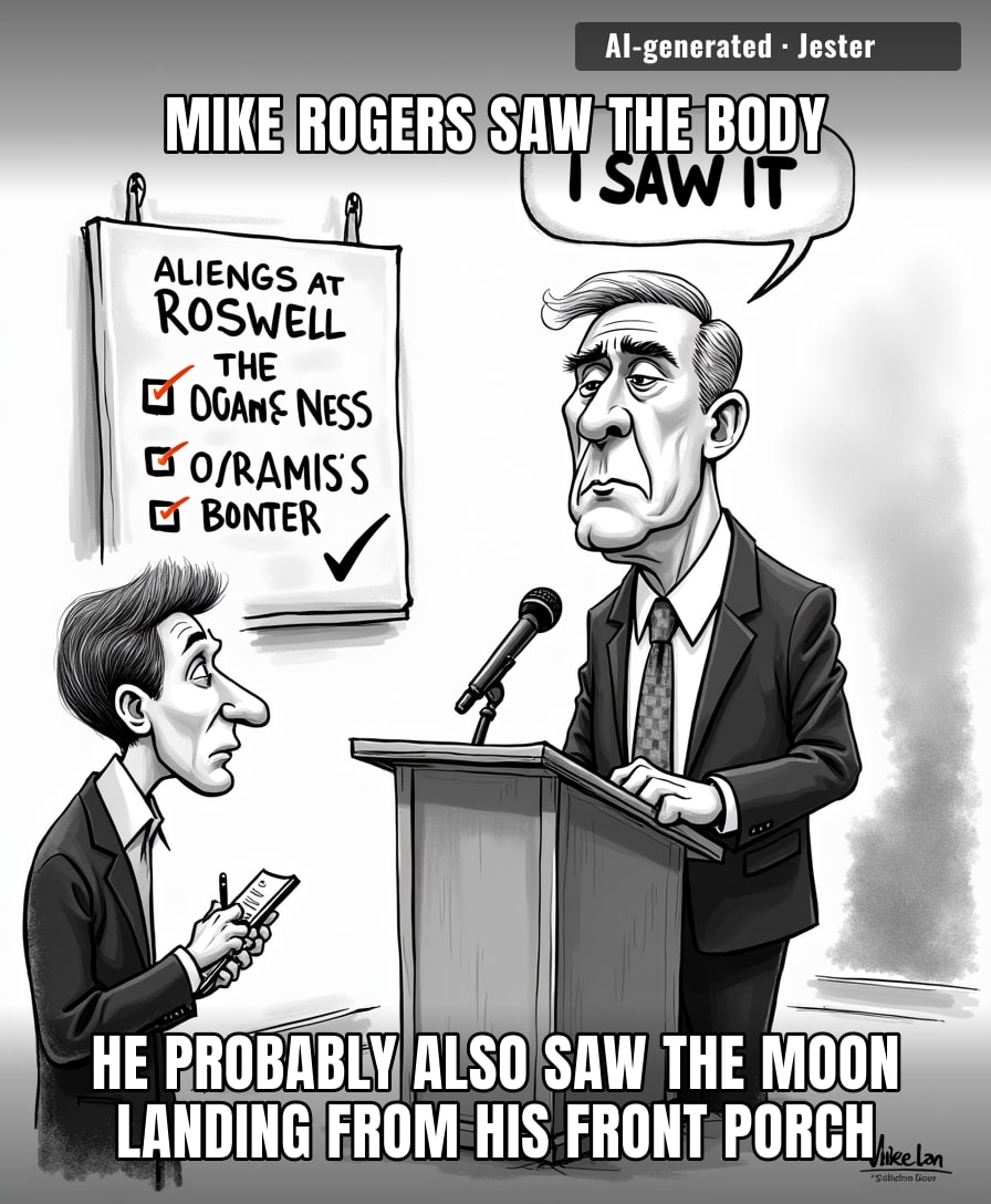 Mike Rogers is the kind of guy who’d try to win an argument about the ocean by claiming he personally tasted all the salt.