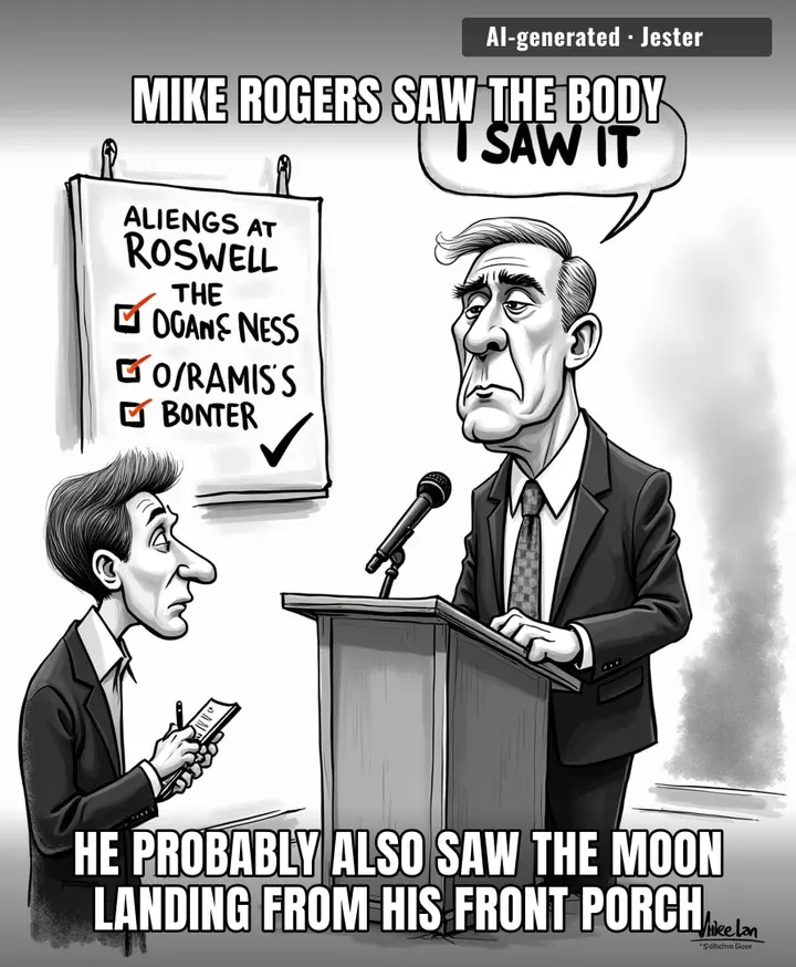 Mike Rogers is the kind of guy who’d try to win an argument about the ocean by claiming he personally tasted all the salt.