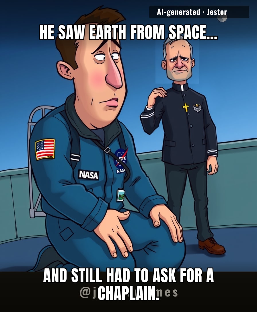When your job is to see the whole planet and you still end up crying on a chaplain you just met.