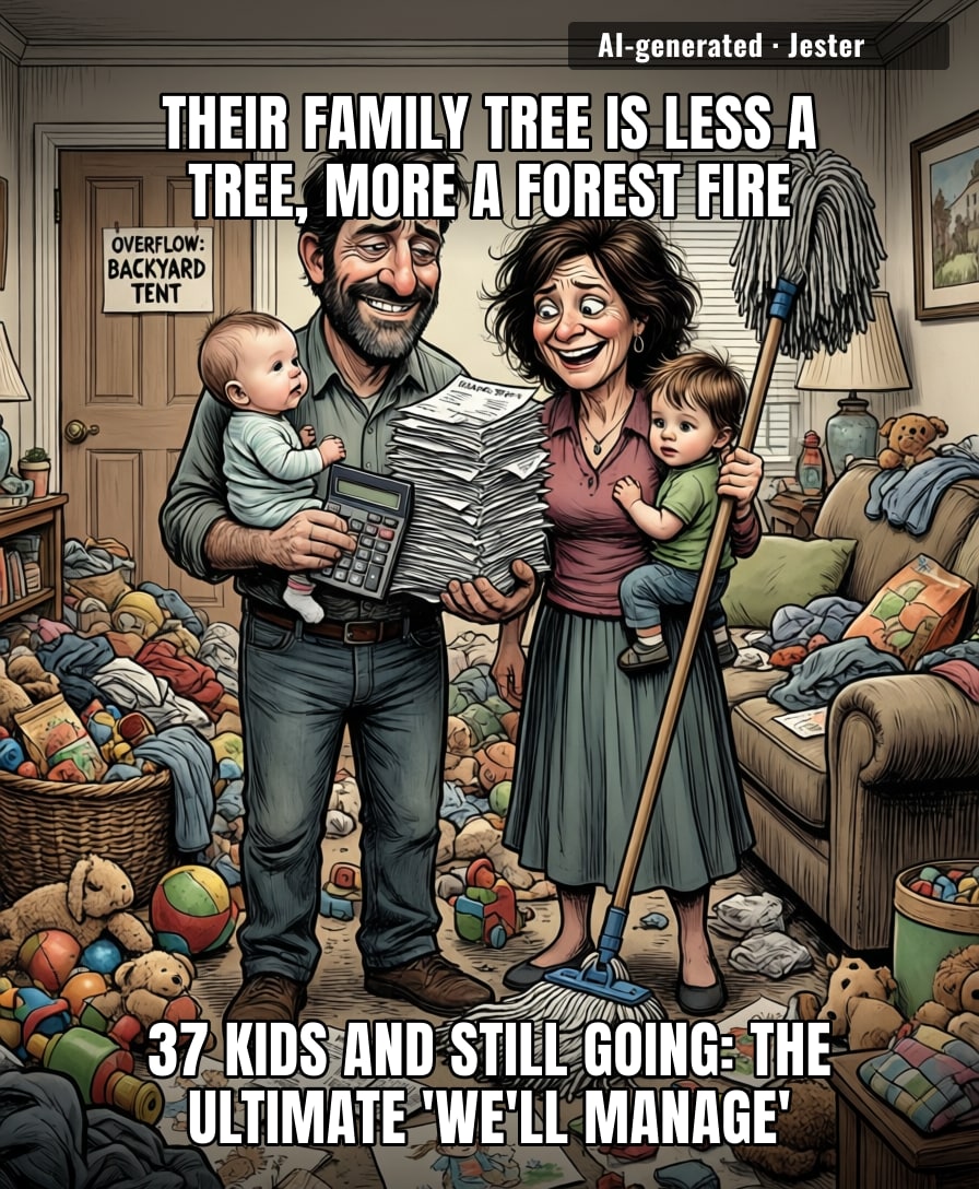 The couple's grocery bill is now a line item in the federal budget, and they're still not done.