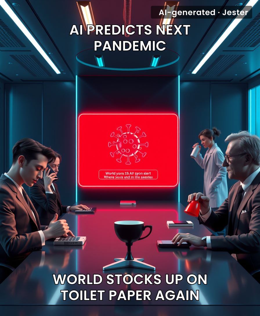 AI can predict pandemics, but it can't predict our collective talent for ignoring warnings.