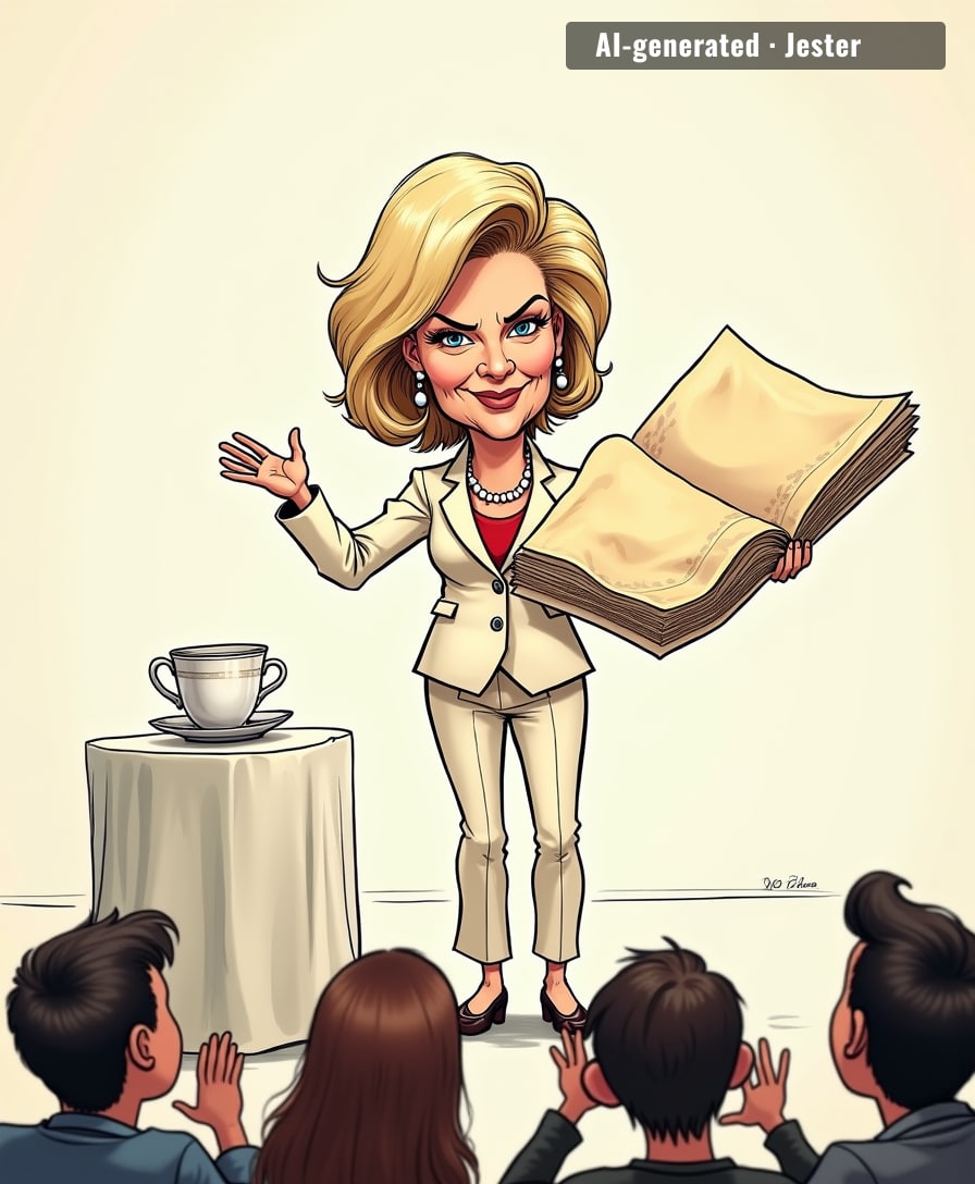 At 83 she's got the confidence of a startup founder pitching a feature nobody asked for.