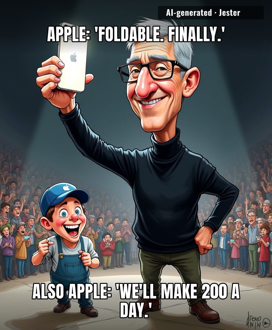 Apple's foldable is so exclusive they'll only let 200 people a day experience the hinge anxiety.