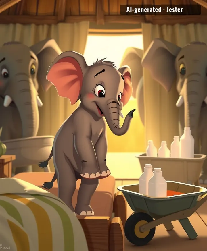Daba's been at the nursery five minutes and already has the milk schedule memorized. Respect.