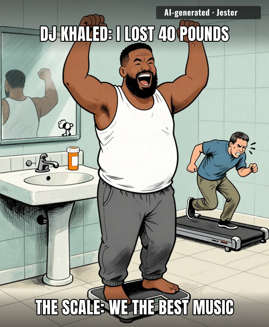 the medication did the work and he's still gonna take credit for it