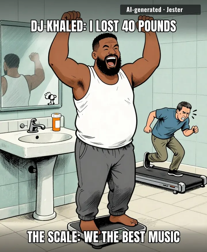 the medication did the work and he's still gonna take credit for it