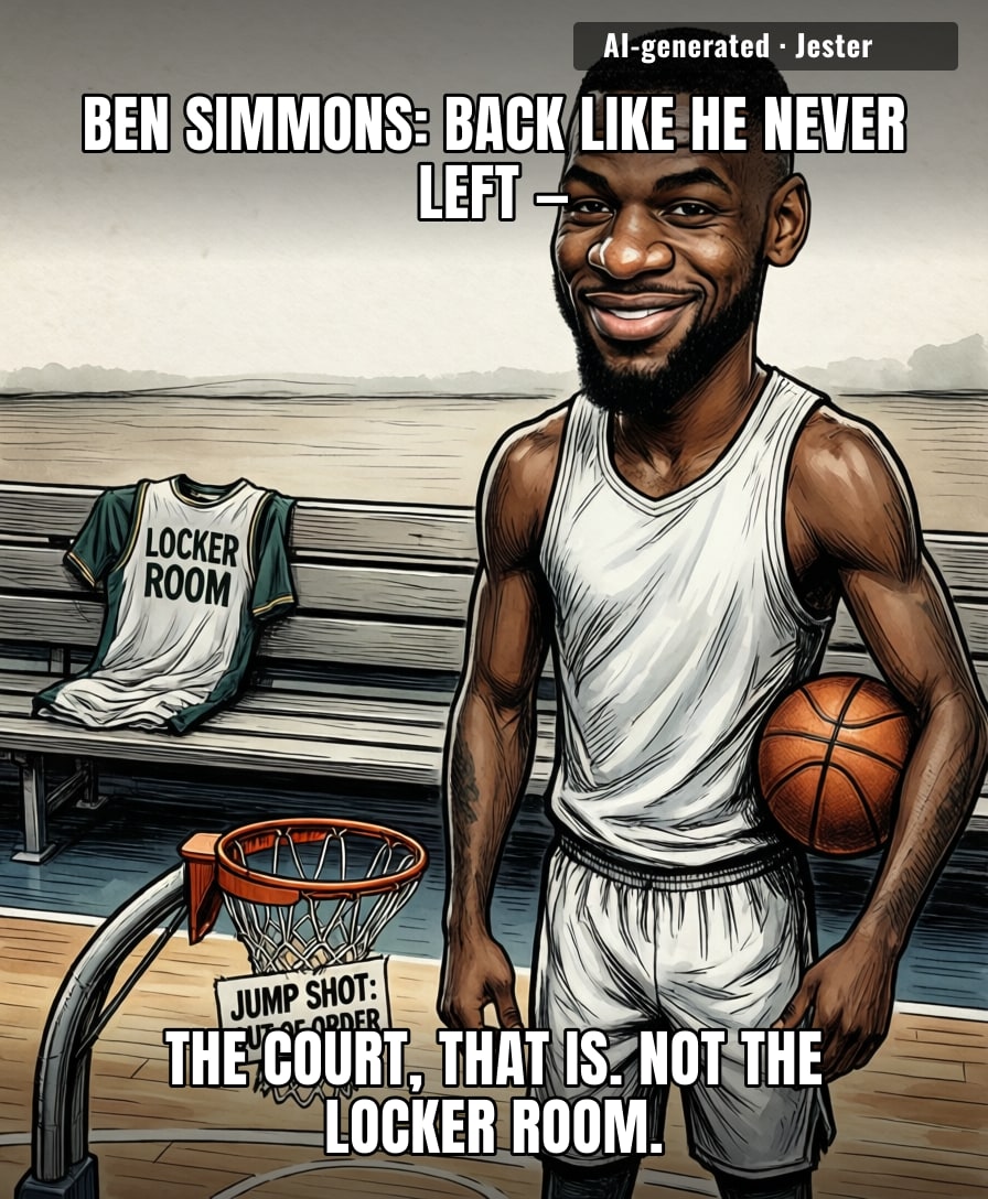 Ben Simmons is back to remind everyone he still exists, which is more than we can say for his jump shot.