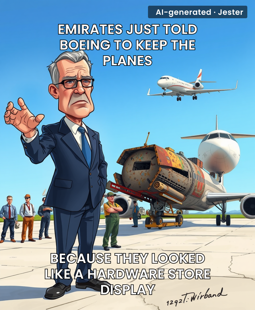 When you have enough oil money to treat the world's second-largest aerospace company like an underwhelming Uber Eats order.