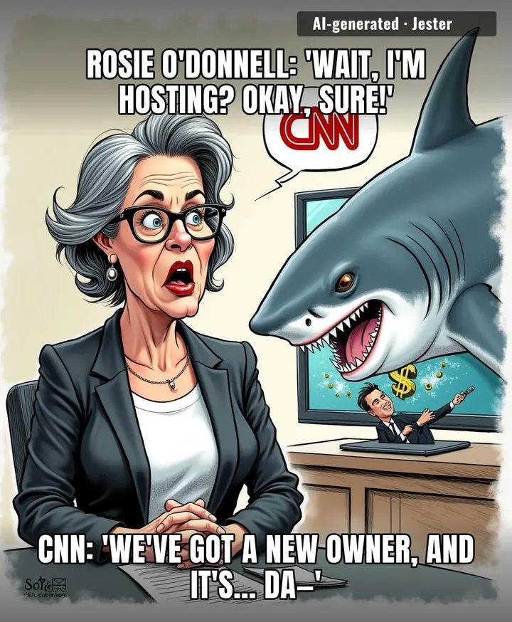 David Ellison's CNN takeover is so tragic, even the interns are updating their LinkedIn to 'professional mourner.'
