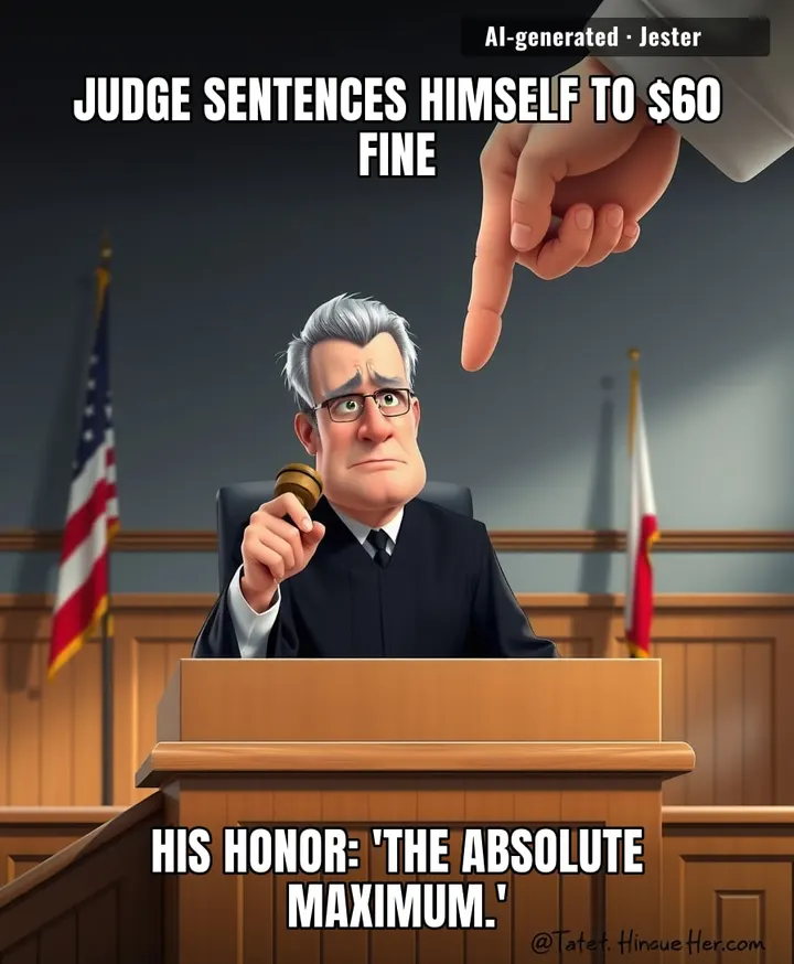 Only in Tennessee does a man get to be both the cop who pulls him over and the judge who lets him off easy.
