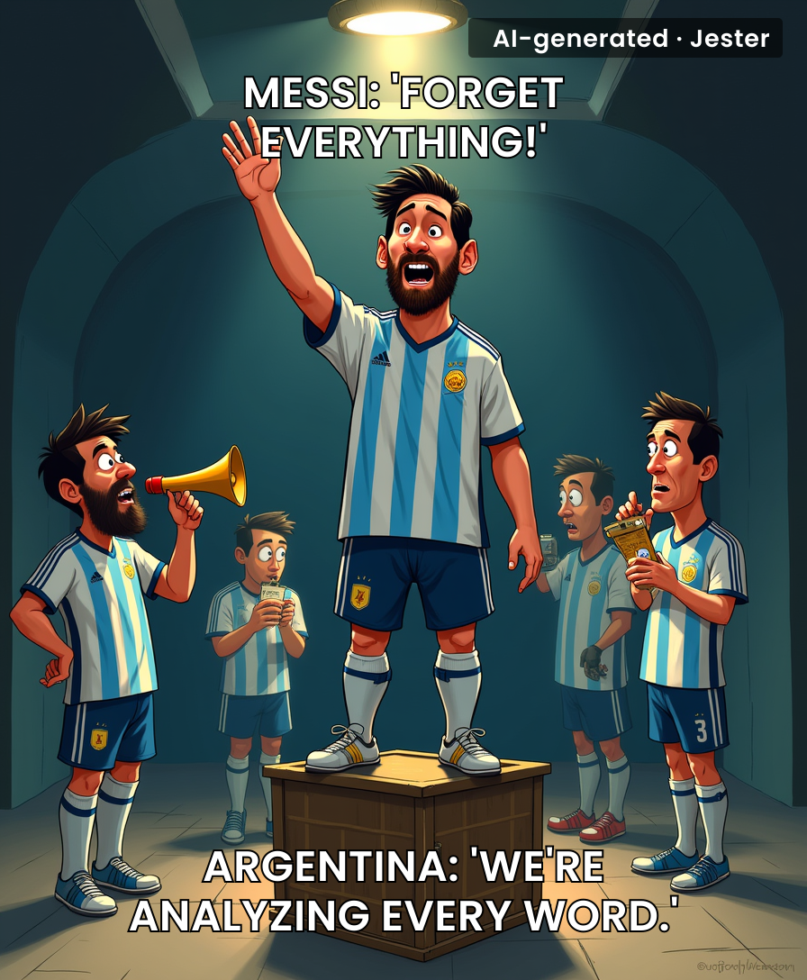 Messi gave a speech so powerful it's still being fact-checked.