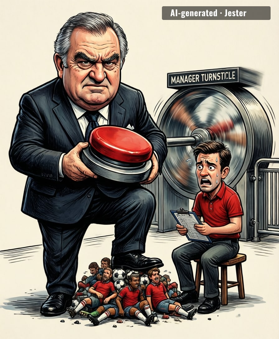 Marinakis has fired more managers than Nottingham Forest have scored goals in some seasons.
