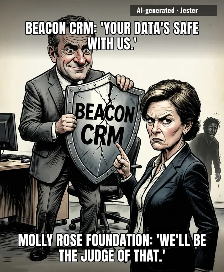 The only thing more secure than the Molly Rose Foundation's data is their faith in CRM vendors, and that's gone too.