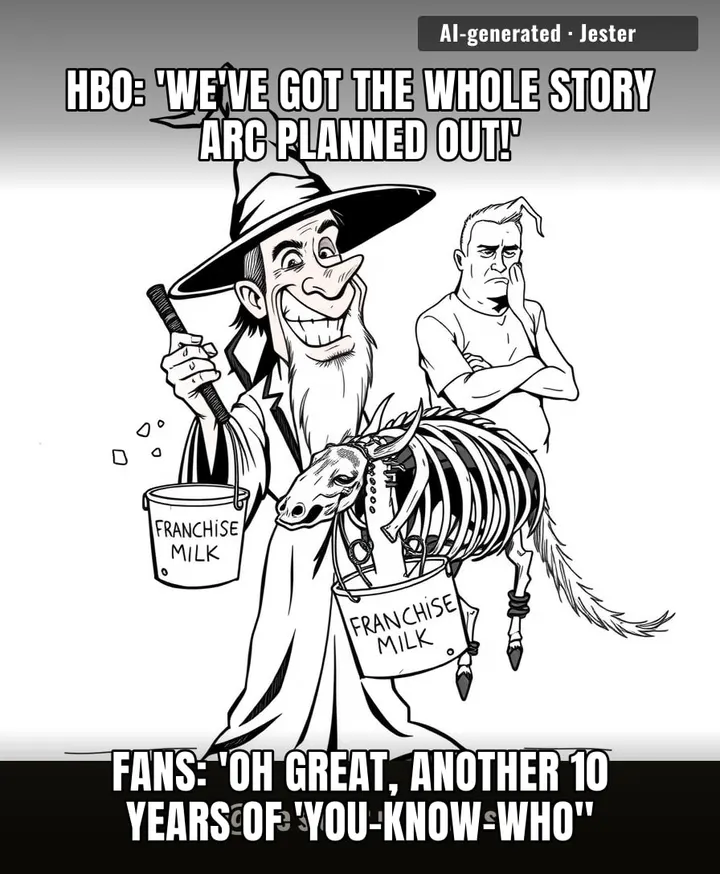 HBO's found a way to milk a dead horse for 10 more seasons, and the horse is Voldemort.