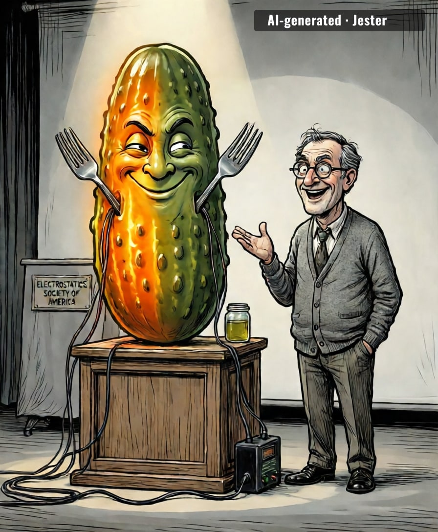 finally, a scientific reason to put a pickle in my mouth and scream at the sky