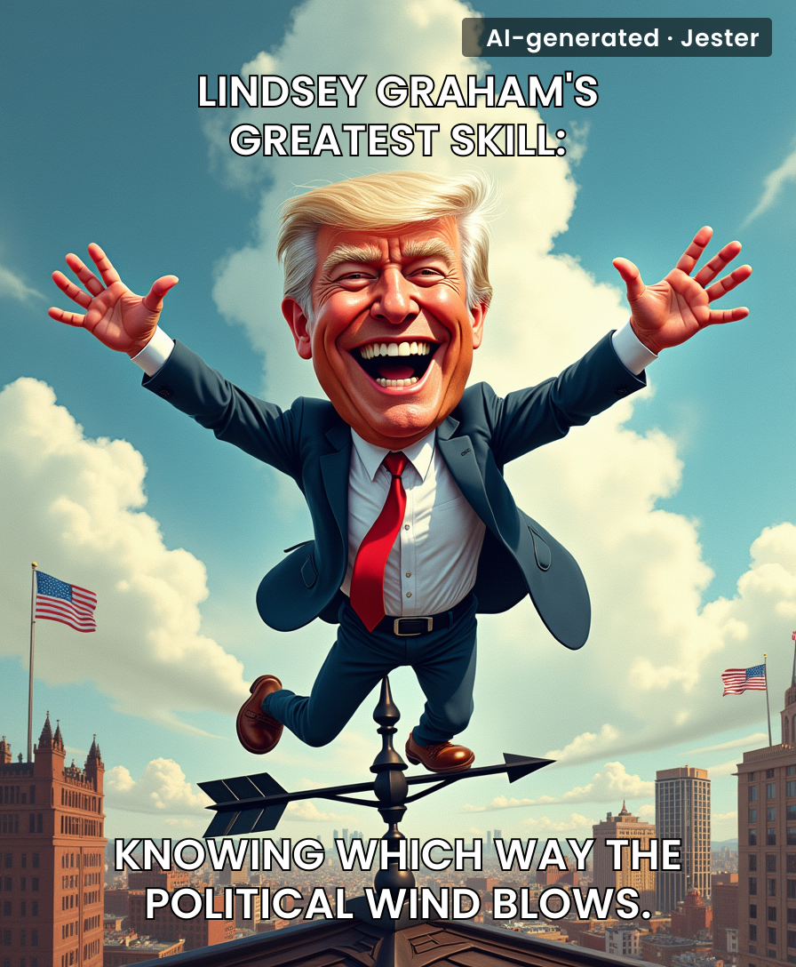 When your entire political brand is being the exact right guy at the exact wrong time, but always, somehow, on the winning side.