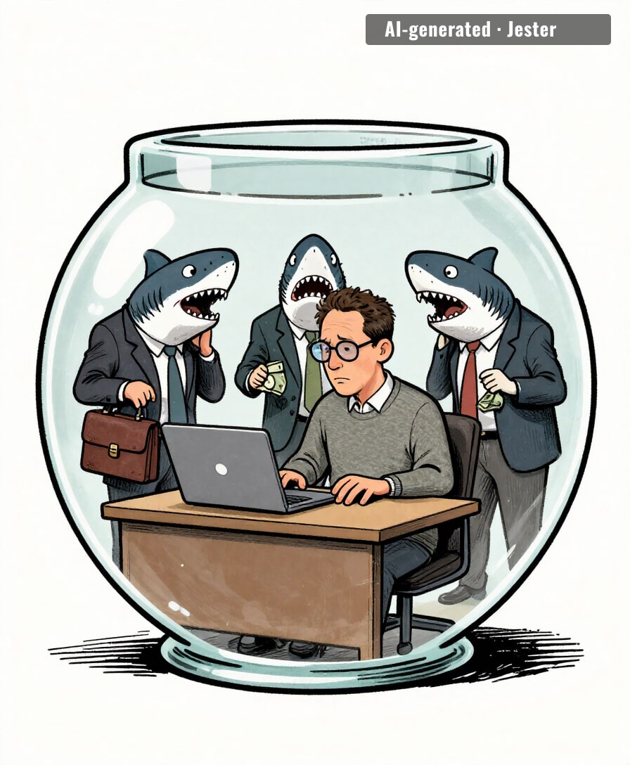 Anthropic's safety plan: keep the sharks outside the bowl until the money's in.