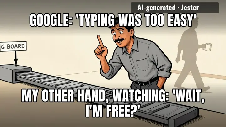the keyboard equivalent of a treadmill in a janitor's closet