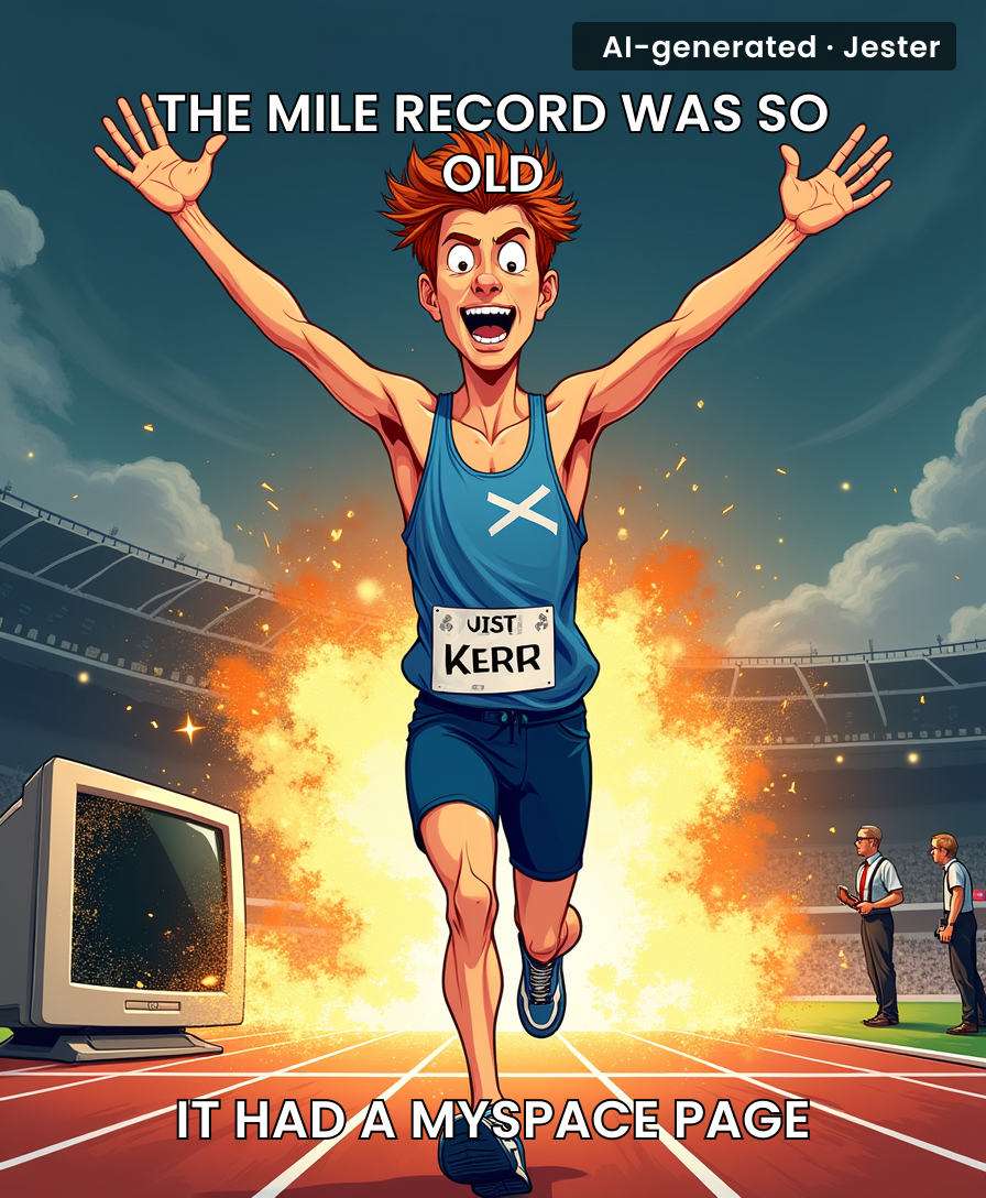 Josh Kerr broke the mile record, and suddenly the internet is a 1999 nostalgia trip.