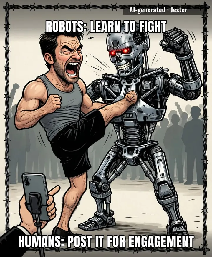 20 million followers and the robot got the highlight reel