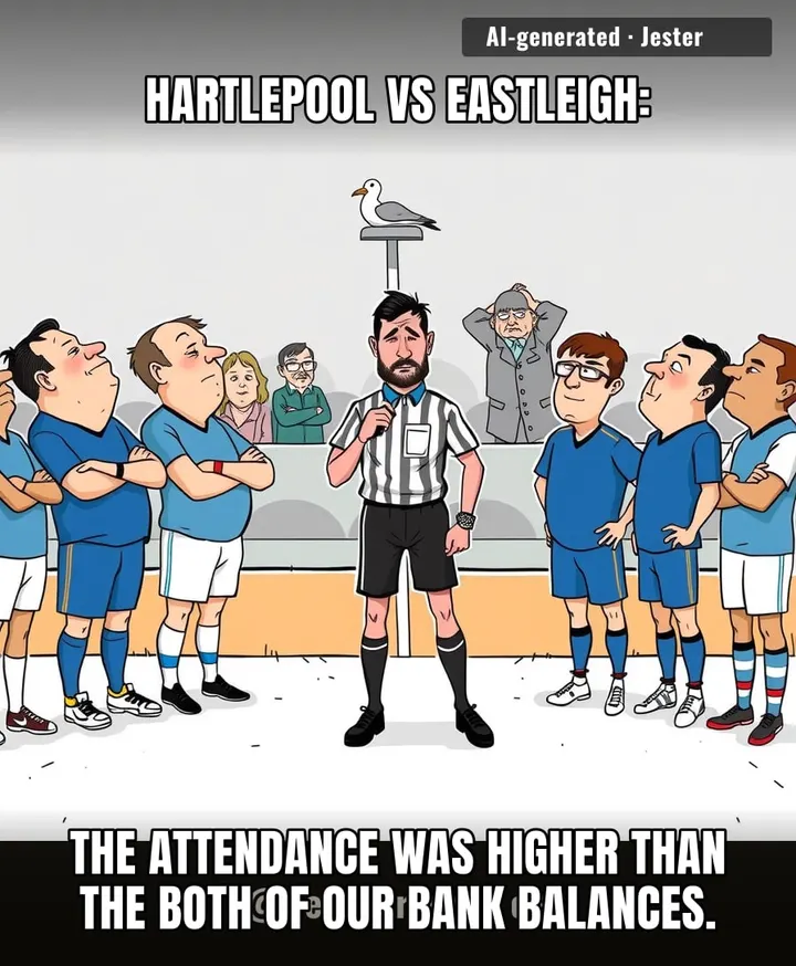 Eastleigh's groundskeeper just filed for overtime because the ball spent more time in his lawn than in the net.