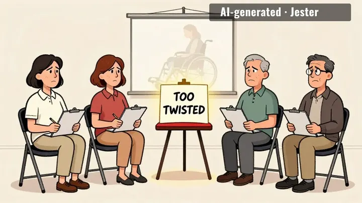 the real suspension of disbelief was thinking Lowen would walk away unrepentant: test audiences