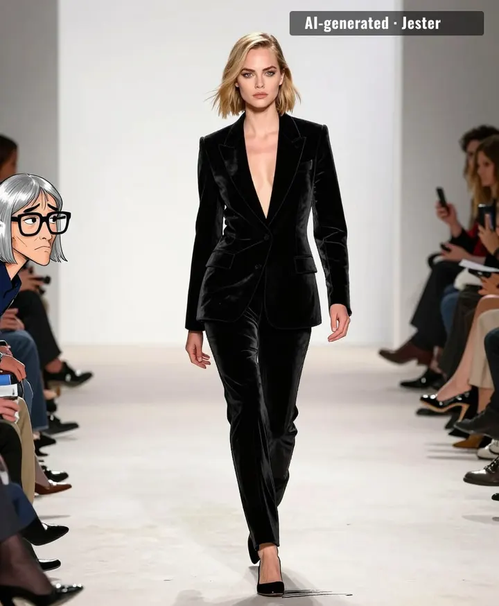 the shirtless blazer: for when the outfit is fine but the résumé isn't