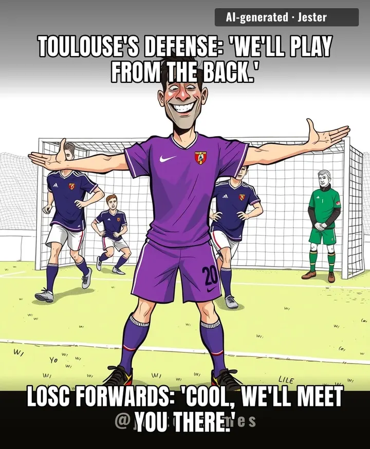 Toulouse's back line is so welcoming it should hand out brochures at the halfway line.
