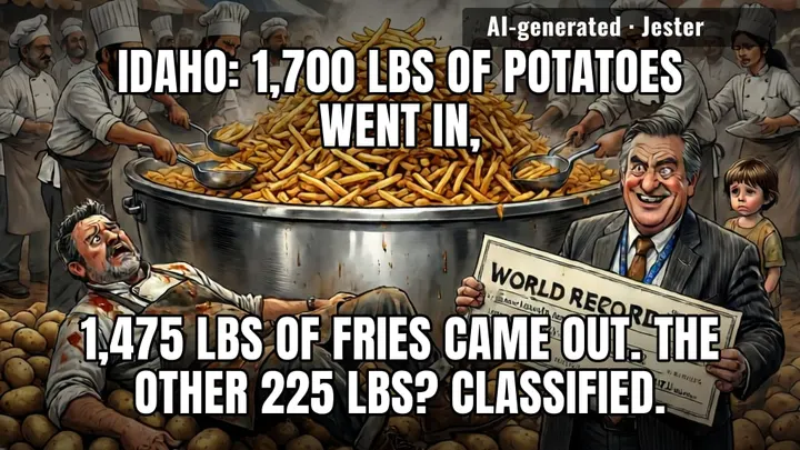 the 225 pounds lost to peeling, trimming, and moisture sounds like a personal problem.