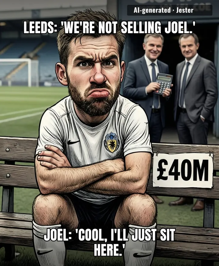 Leeds priced Piroe so high they're basically paying him to not play. Genius.