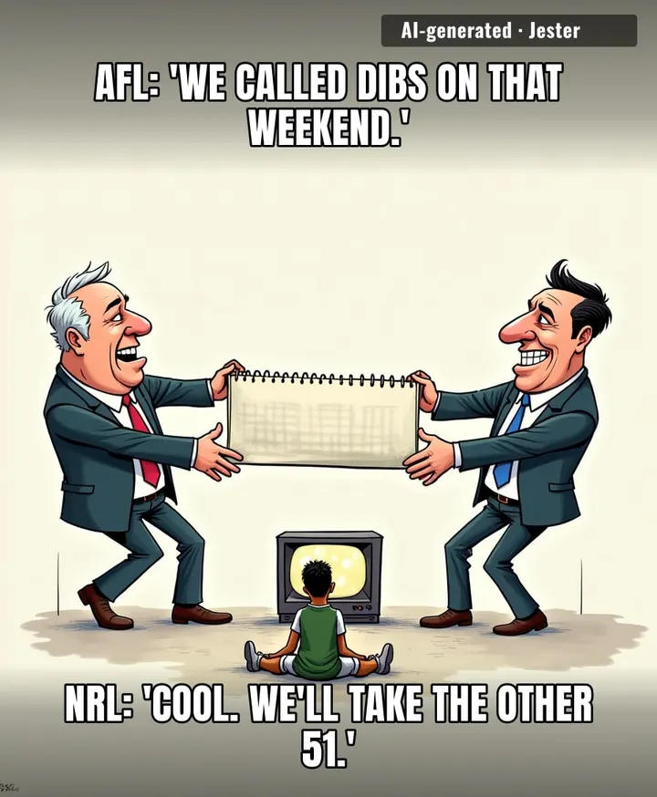 Two grown sports leagues fighting over a weekend like it's the last parking spot at Christmas.
